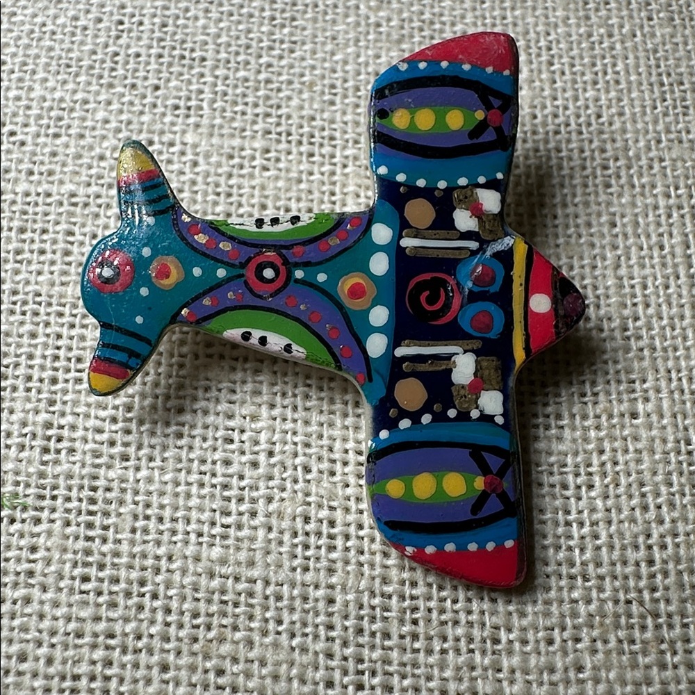 🧡 Talavera Airplane Brooch 🧡